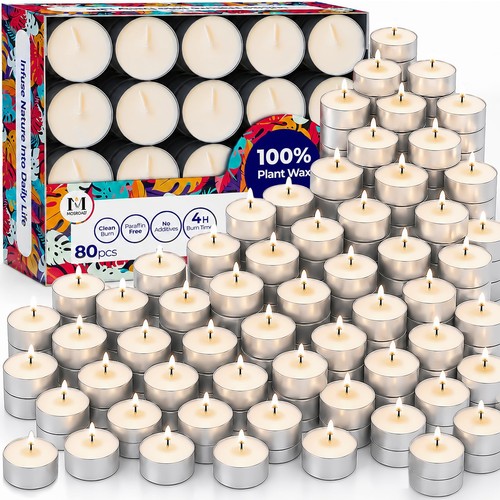 Tea lights candles pack - candles, 80